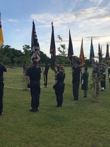 Falklands Service Of Remembrance Barnby Moor Memorial Park And