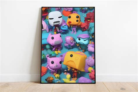 Printable FUNKO POPS PAINTING for Home Wall Décor Cool Painting Over ...