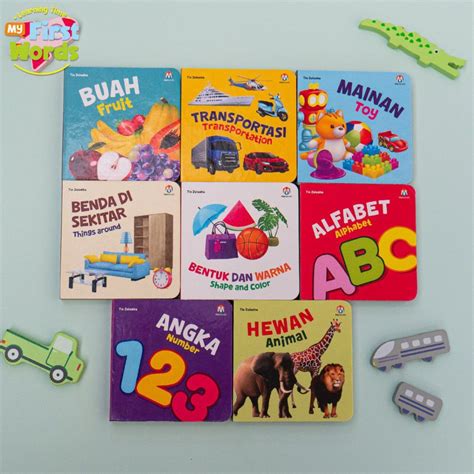 Jual Zyd Mini Boardbook Seri Learning Time My First Word Buku Cerita