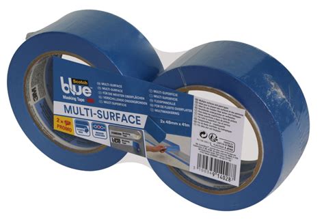 Adhésif de masquage bleu multi surfaces Scotch blue rouleau de 40 m x