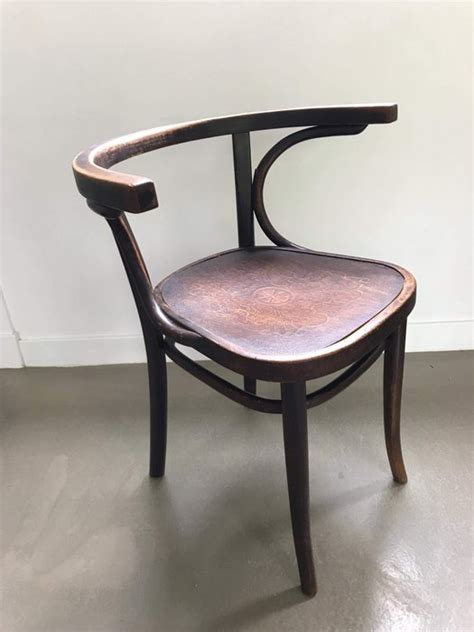 Thonet Poltrona Sedia Con Braccioli Legno Catawiki