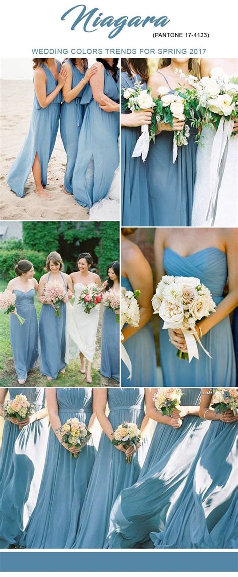 Top 10 Bridesmaid Dresses Colors For Spring 2017 Inspired By Pantone