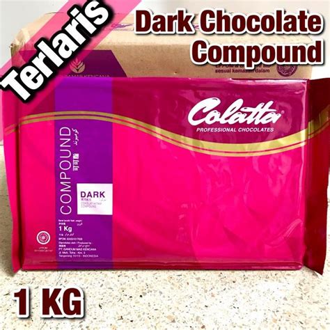 Jual Monggo Colatta Dark Chocolate Compound Cokelat Coklat Hitam Blok