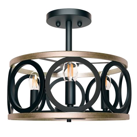 Williston Forge Wister Semi Flush Mount Reviews Wayfair