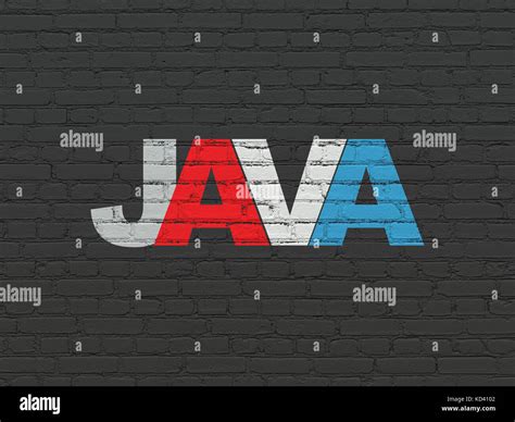 Programming concept: Java on wall background Stock Photo - Alamy