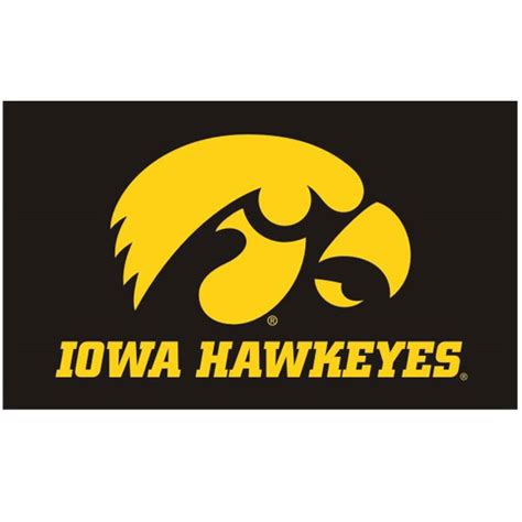 Iowa Hawkeyes 3 X 5 Tigerhawk Flag