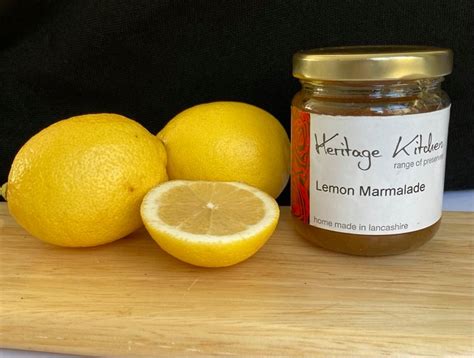 Lemon Marmalade Heritage Kitchen Range Of Preserves