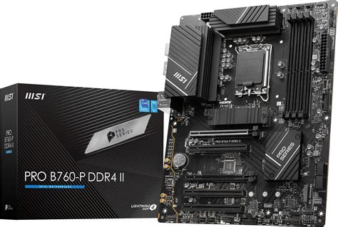 Msi Pro B760 P Ddr4 Ii Motherboard Atx Supports Intel 14th 13th