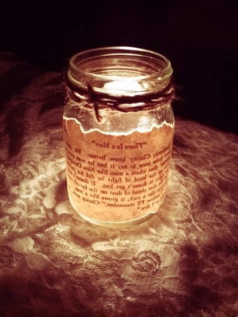 Mason Jar Candle Wedding Centerpieces