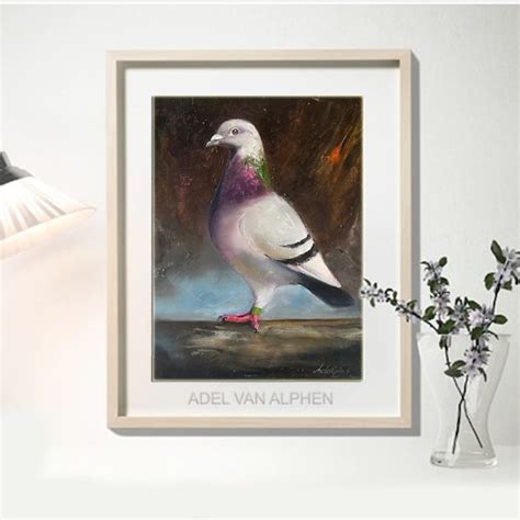 Pigeon Painting - Etsy