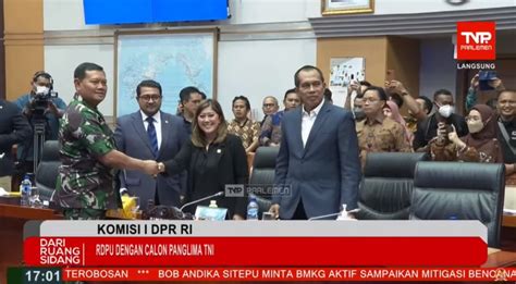 Dpr Ri Setujui Laksamana Yudo Margono Jadi Panglima Tni Deras