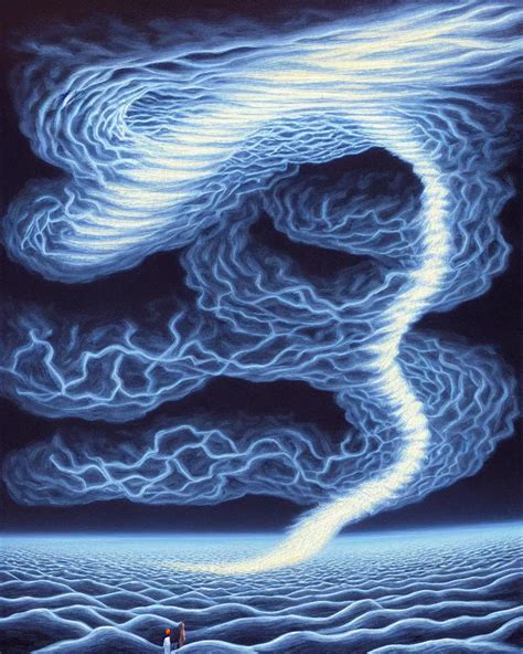 Hd Painting Of A Darkness Tornado Particles Of Magic Stable