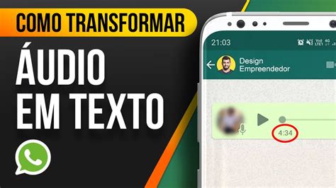 Como TRANSFORMAR ÁUDIO em TEXTO no WHATSAPP 2021 YouTube