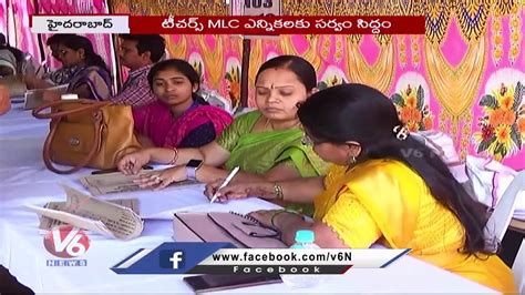 Officials Set All Arrangements Teachers Mlc Elections Hyderabad V