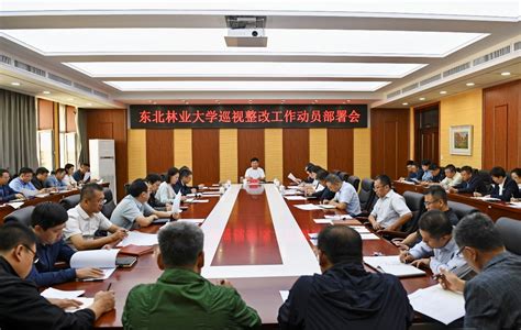 学校召开巡视整改工作动员部署会 东北林业大学新闻网