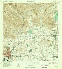 Map of Ponce, PR in 1952 | Pastmaps