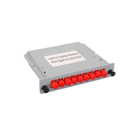 FTTH Cassette Type Optical Fiber ABS Box 1X8 1X16 PLC Splitter Module