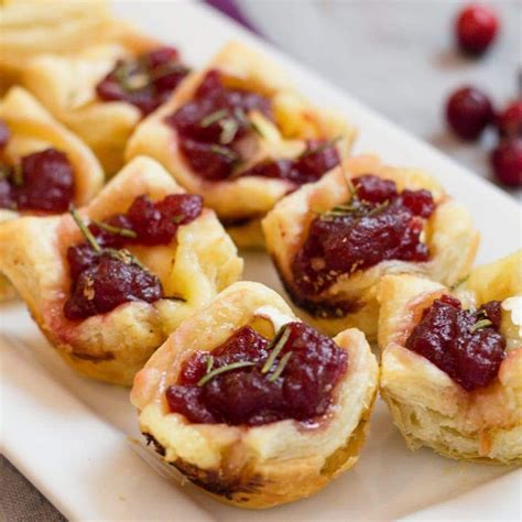 Cranberry Brie Bites Appetizer The Best Holiday Appetizer Recipe