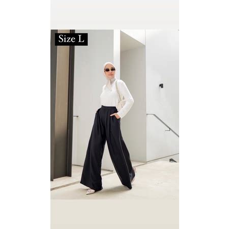 Jual Meisi Pants Black Diana Restu Shopee Indonesia