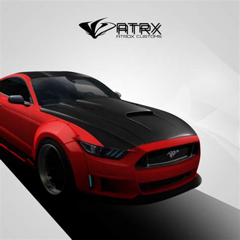 Cofre Capo CVX Carbono Ford Mustang 2015 2017