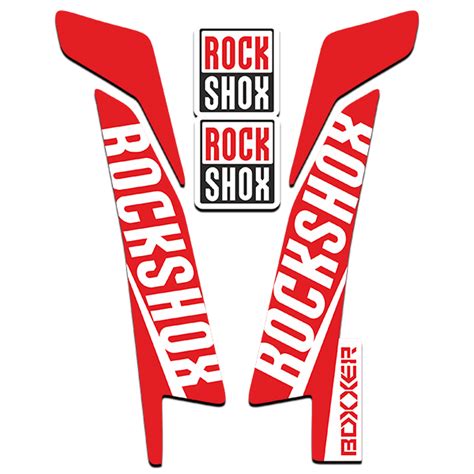 Adhesive Kit Rock Shox Bicycle Forks Boxxer Muraldecal