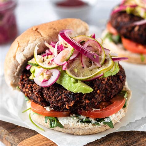 Black Bean And Beetroot Burgers For The Utter Love Of Food