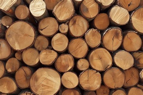 Pr Paration Des Piles De Bois Le Bois De Chauffage Est Soigneusement