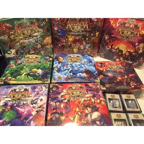 Arcadia Quest Inferno Boardgame Hell Of A Pledge Kickstarter