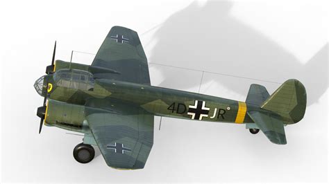 Junkers Ju 88 Bomber - 3D Model by citizensnip