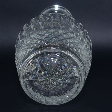 Waterford Crystal Georgian Style Ring Neck Spirits Decanter Roundabout Antiques