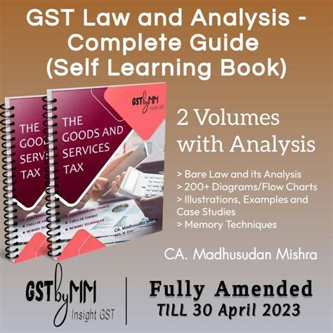 Gst Law And Analysis Complete Guide