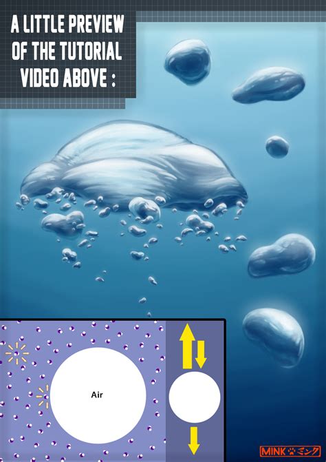 How to draw UNDERWATER BUBBLES During my research... - Mink - the ...