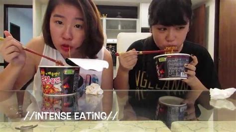 Korean Snack Haul X Spicy Ramen Challenge Youtube