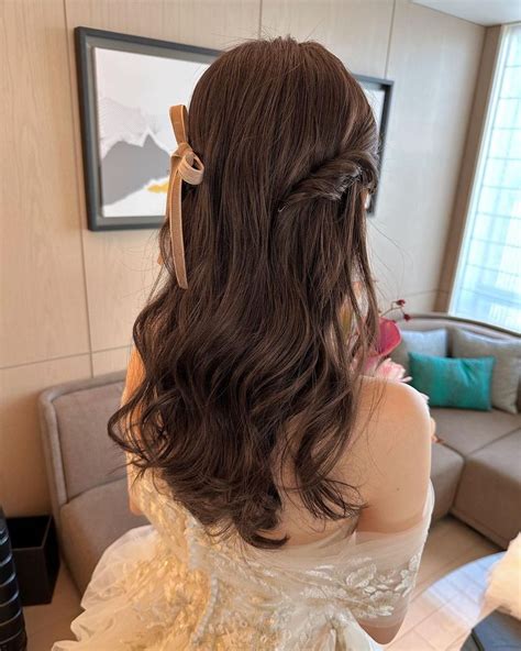 これを見ればトレンドが分かるいま流行りのハーフツインの花嫁ヘアカタログ marry マリー ウェディング ヘアスタイル 髪型