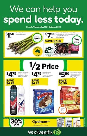 Woolworths Catalogue Deals Oct Catalogue Au