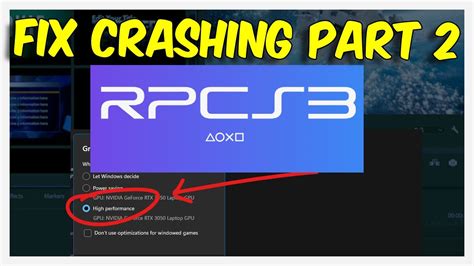 RPCS3 Fix Crashing On Startup Tutorial 2023 YouTube