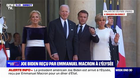 D Ner D Tat Joe Et Jill Biden Re Us Par Emmanuel Et Brigitte Macron