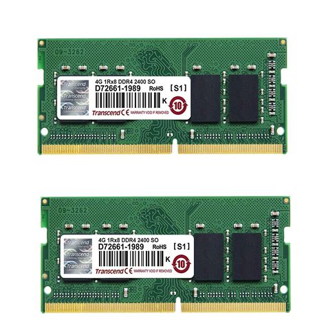 Gb Ram X Gb Sodimm Ddr Mhz Transcend