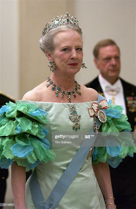 Queen Margrethe Of Denmark Attending A Reception At The... | Royal ...