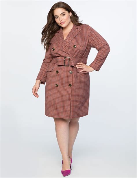 Long Sleeve Blazer Dress Womens Plus Size Dresses Eloquii Blazer