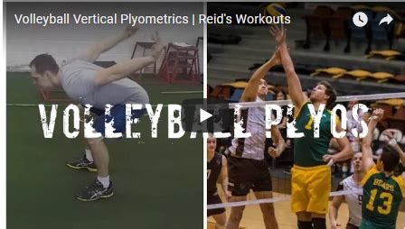 Volleyball Specific Plyometric Training Exercises To Increase Vertical Jump