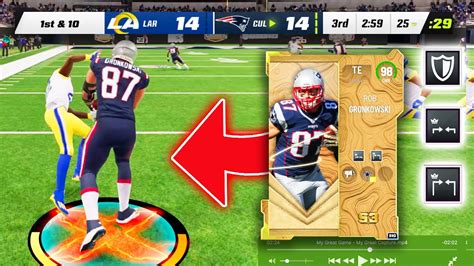 I Finally Got 99 Overall Gronk This Mf Is A Tank Madden 23 Youtube