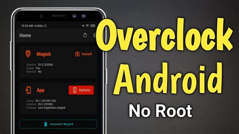 How To Overclock Android Without Root Magisk No Root Youtube