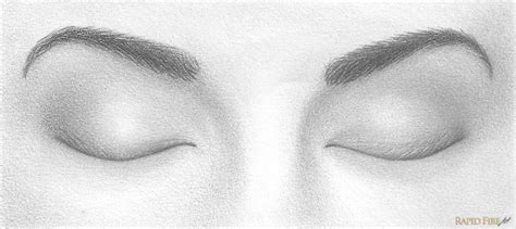 How To Draw Closed Eyes Rapidfireart