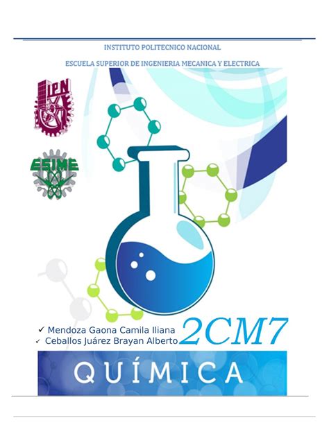 Practica Quimica Aplicada Esimez Mendoza Gaona Camila