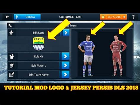 Cara Ganti Logo Kit Persib Bandung Dream League Soccer Liga