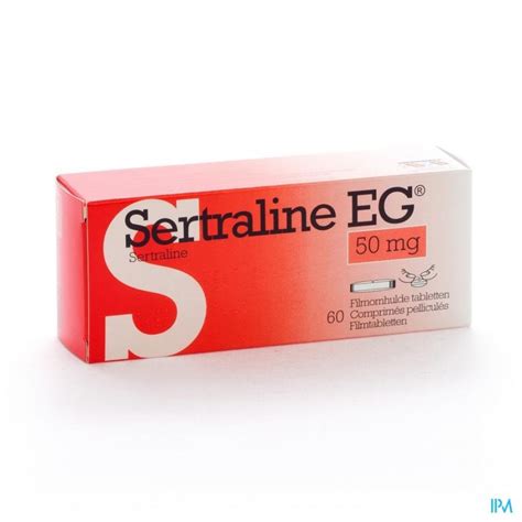 Sertraline Eg 50mg Tabl 60x50mg Apotheek Vanderhaegen