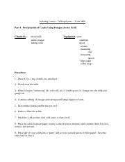 Lab 3 24 Docx Isolating Casein A Biopolymer From Milk Part I