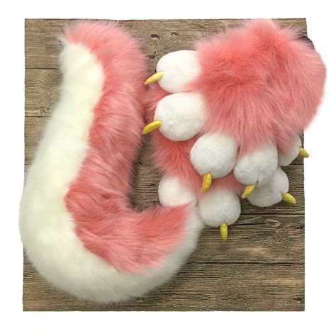 Fursuit Paws Furry Handpaws Cute Fluffy Faux Fur Fursuits Etsy Canada