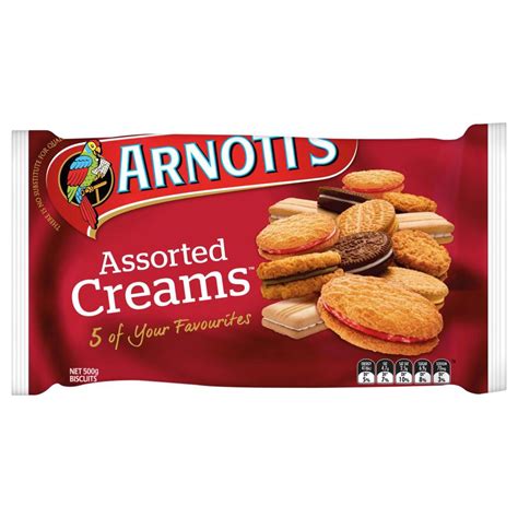 Arnotts Assorted Creams Biscuits G Winc